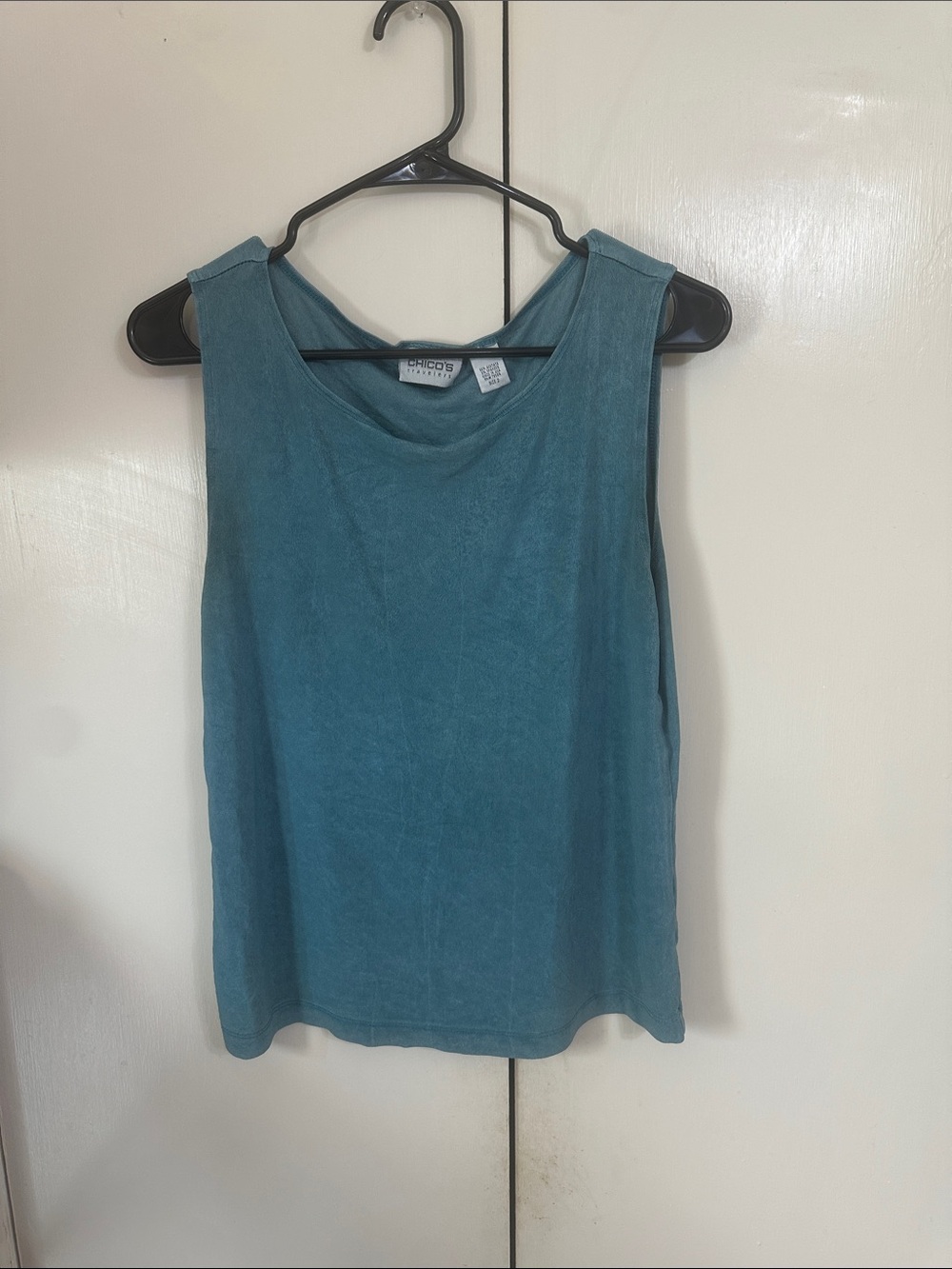 Croft & Barrow Teal Scoop Neck Tank Top